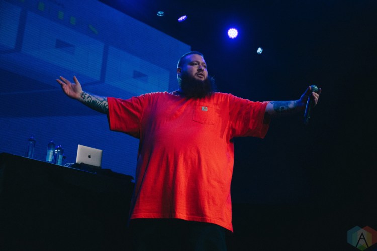 TORONTO, ON - NOVEMBER 19: Action Bronson performs at Rebel in Toronto on November 19, 2017. (Photo: Stephan Ordonez/Aesthetic Magazine)
