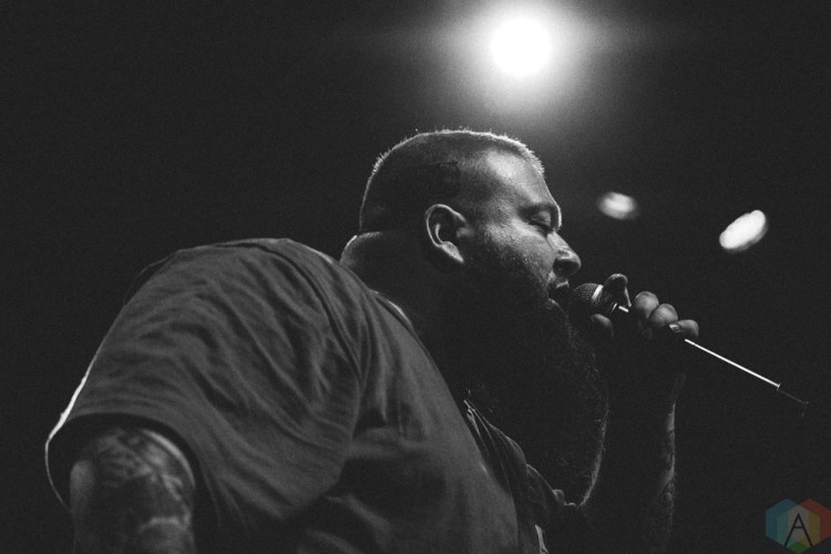TORONTO, ON - NOVEMBER 19: Action Bronson performs at Rebel in Toronto on November 19, 2017. (Photo: Stephan Ordonez/Aesthetic Magazine)