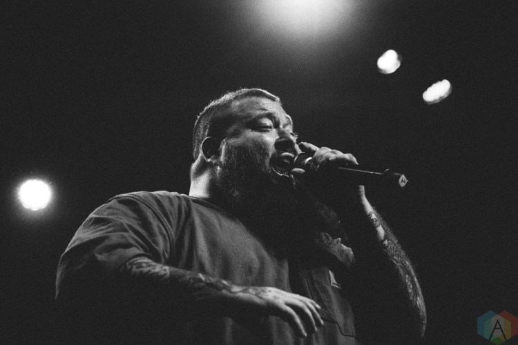 TORONTO, ON - NOVEMBER 19: Action Bronson performs at Rebel in Toronto on November 19, 2017. (Photo: Stephan Ordonez/Aesthetic Magazine)