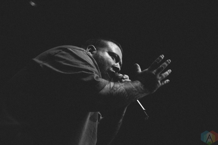 TORONTO, ON - NOVEMBER 19: Action Bronson performs at Rebel in Toronto on November 19, 2017. (Photo: Stephan Ordonez/Aesthetic Magazine)
