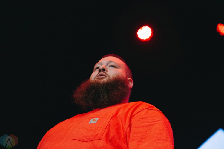 TORONTO, ON - NOVEMBER 19: Action Bronson performs at Rebel in Toronto on November 19, 2017. (Photo: Stephan Ordonez/Aesthetic Magazine)