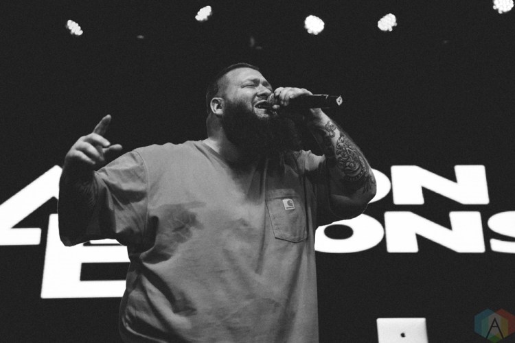 TORONTO, ON - NOVEMBER 19: Action Bronson performs at Rebel in Toronto on November 19, 2017. (Photo: Stephan Ordonez/Aesthetic Magazine)