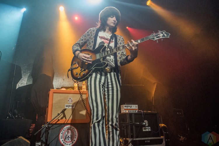 MANCHESTER, UK - NOVEMBER 24: Blackfoot Gypsies performs at Manchester Academy in Manchester, UK on November 24, 2017. (Photo: Sabrina Ramdoyal/Aesthetic Magazine)