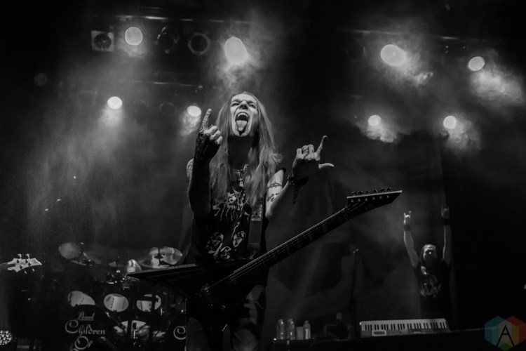 TORONTO, ON - NOVEMBER 28: Children of Bodom performs at Phoenix Concert Theatre in Toronto on November 28, 2017. (Photo: Tyler Roberts/Aesthetic Magazine)