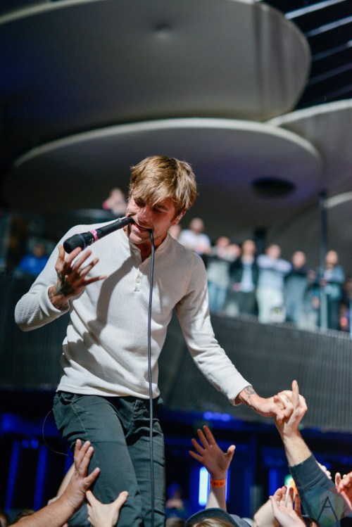 TORONTO, ON - NOVEMBER 29: Circa Survive performs at Rebel in Toronto on November 29, 2017. (Photo: Joanna Glezakos/Aesthetic Magazine)