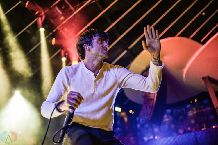 TORONTO, ON - NOVEMBER 29: Circa Survive performs at Rebel in Toronto on November 29, 2017. (Photo: Joanna Glezakos/Aesthetic Magazine)