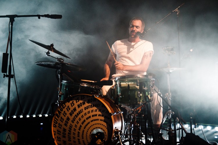 VANCOUVER, BC - NOVEMBER 21: Death From Above performs at Commodore Ballroom in Vancouver on November 21, 2017. (Photo: Tim Nguyen/Aesthetic Magazine)