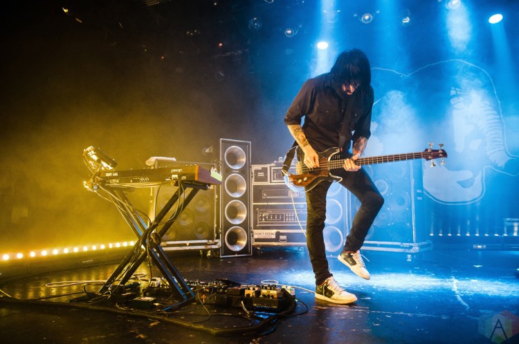 VANCOUVER, BC - NOVEMBER 21: Death From Above performs at Commodore Ballroom in Vancouver on November 21, 2017. (Photo: Tim Nguyen/Aesthetic Magazine)