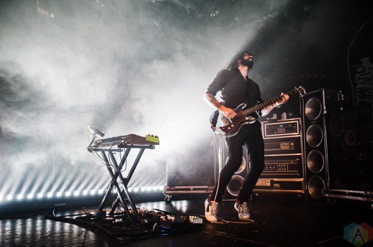 VANCOUVER, BC - NOVEMBER 21: Death From Above performs at Commodore Ballroom in Vancouver on November 21, 2017. (Photo: Tim Nguyen/Aesthetic Magazine)