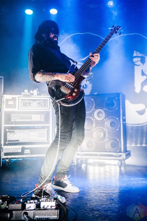 VANCOUVER, BC - NOVEMBER 21: Death From Above performs at Commodore Ballroom in Vancouver on November 21, 2017. (Photo: Tim Nguyen/Aesthetic Magazine)