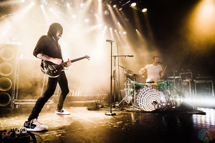 VANCOUVER, BC - NOVEMBER 21: Death From Above performs at Commodore Ballroom in Vancouver on November 21, 2017. (Photo: Tim Nguyen/Aesthetic Magazine)