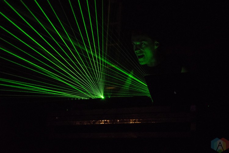 SEATTLE, WA - NOVEMBER 1: Death Grips performs at Showbox SoDo in Seattle on November 1, 2017. (Photo: Kevin Tosh/Aesthetic Magazine)