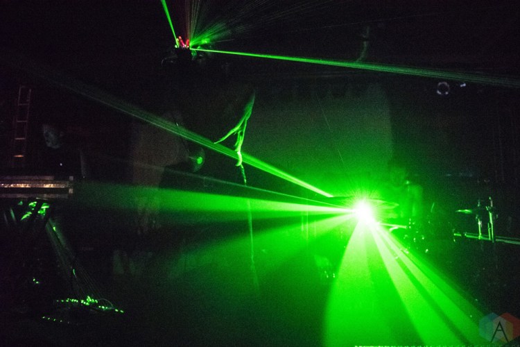 SEATTLE, WA - NOVEMBER 1: Death Grips performs at Showbox SoDo in Seattle on November 1, 2017. (Photo: Kevin Tosh/Aesthetic Magazine)