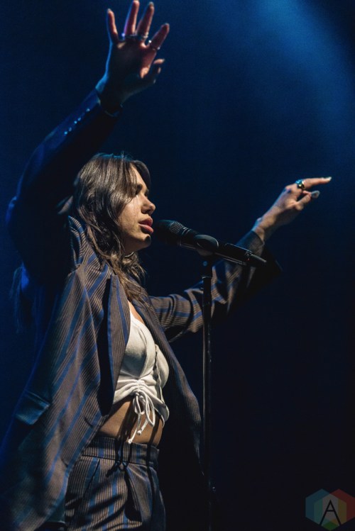 TORONTO, ON - NOVEMBER 22: Dua Lipa performs at Rebel in Toronto on November 22, 2017. (Photo: Anton Mak/Aesthetic Magazine)