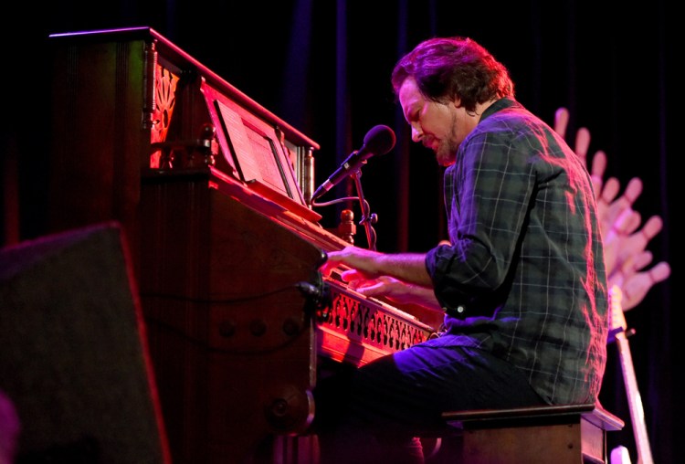 SAN FRANCISCO, CA - NOVEMBER 6: Eddie Vedder performs at The Chapel in San Francisco, California on November 6, 2017. (Photo: Kevin Winter/Getty)