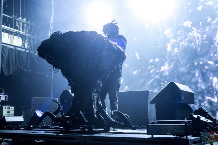 TORONTO, ON - NOVEMBER 10: Flying Lotus performs at Danforth Music Hall in Toronto on November 10, 2017. (Photo: Melissa Sorokolit/Aesthetic Magazine)