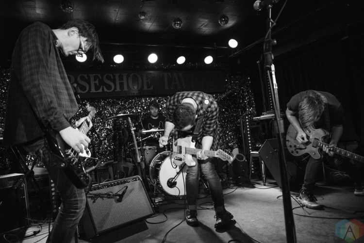 TORONTO, ON - NOVEMBER 18: Girlfriend Material performs at Horseshoe Tavern in Toronto on November 18, 2017. (Photo: Morgan Hotston/Aesthetic Magazine)