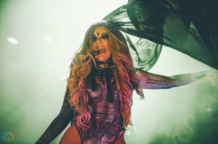 VANCOUVER, BC - NOVEMBER 2: In This Moment performs at Commodore Ballroom in Vancouver on November 2, 2017. (Photo: Tim Nguyen/Aesthetic Magazine)