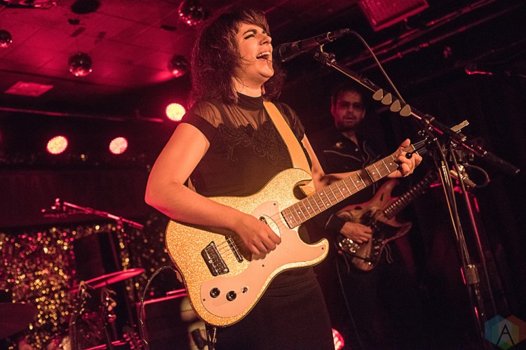 TORONTO, ON - NOVEMBER 16: Lisa LeBlanc performs at Horseshoe Tavern in Toronto on November 16, 2017. (Photo: Morgan Harris/Aesthetic Magazine)