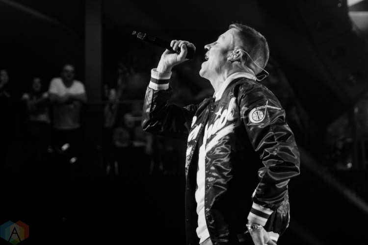 TORONTO, ON - NOVEMBER 8: Macklemore performs at Rebel in Toronto on November 8, 2017. (Photo: Brandon Newfield/Aesthetic Magazine)