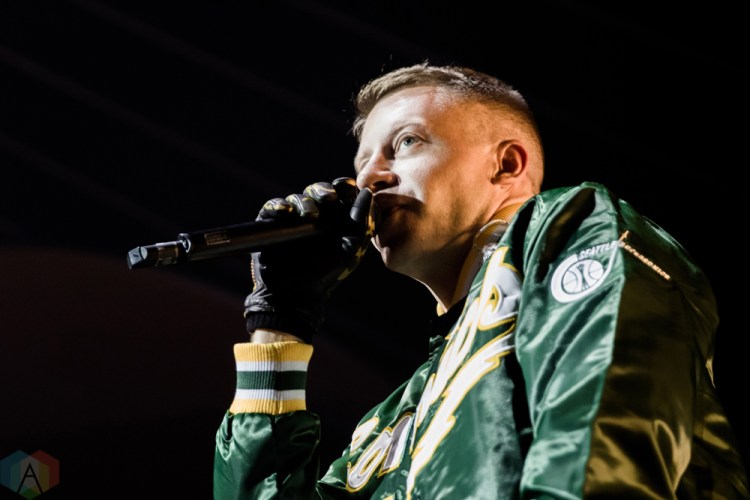 TORONTO, ON - NOVEMBER 8: Macklemore performs at Rebel in Toronto on November 8, 2017. (Photo: Brandon Newfield/Aesthetic Magazine)