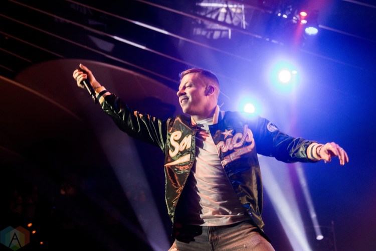 TORONTO, ON - NOVEMBER 8: Macklemore performs at Rebel in Toronto on November 8, 2017. (Photo: Brandon Newfield/Aesthetic Magazine)