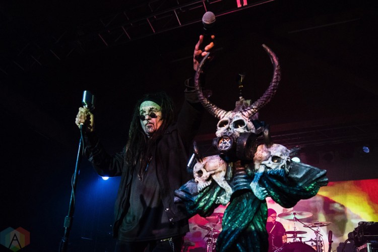 SEATTLE, WA - NOVEMBER 1: Ministry performs at Showbox SoDo in Seattle on November 1, 2017. (Photo: Kevin Tosh/Aesthetic Magazine)