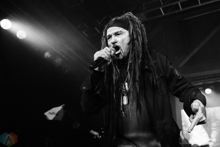 SEATTLE, WA - NOVEMBER 1: Ministry performs at Showbox SoDo in Seattle on November 1, 2017. (Photo: Kevin Tosh/Aesthetic Magazine)