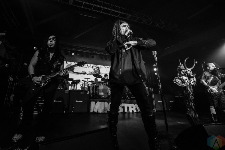 SEATTLE, WA - NOVEMBER 1: Ministry performs at Showbox SoDo in Seattle on November 1, 2017. (Photo: Kevin Tosh/Aesthetic Magazine)