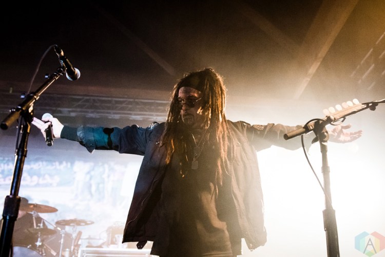 SEATTLE, WA - NOVEMBER 1: Ministry performs at Showbox SoDo in Seattle on November 1, 2017. (Photo: Kevin Tosh/Aesthetic Magazine)