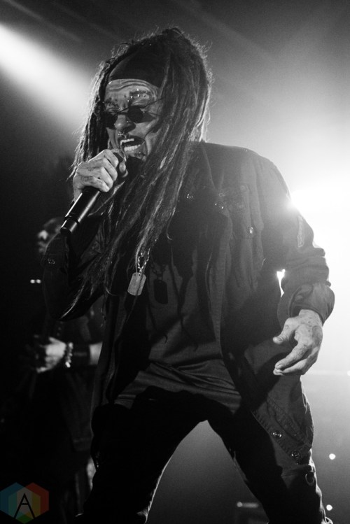 SEATTLE, WA - NOVEMBER 1: Ministry performs at Showbox SoDo in Seattle on November 1, 2017. (Photo: Kevin Tosh/Aesthetic Magazine)