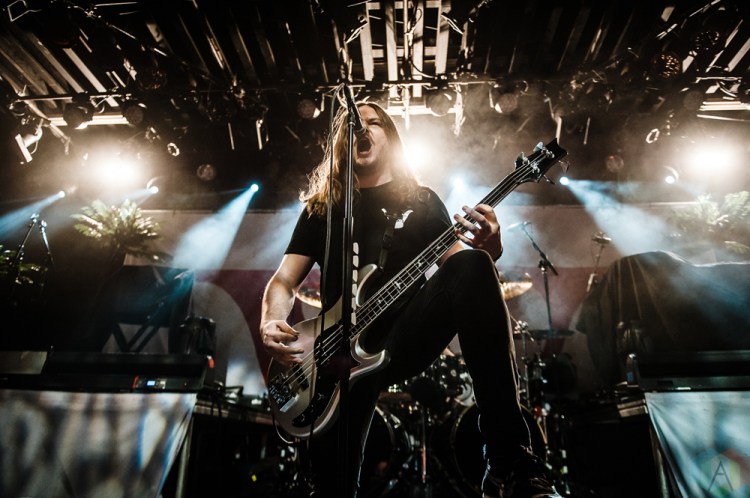 VANCOUVER, BC - NOVEMBER 2: Of Mice And Men performs at Commodore Ballroom in Vancouver on November 2, 2017. (Photo: Tim Nguyen/Aesthetic Magazine)