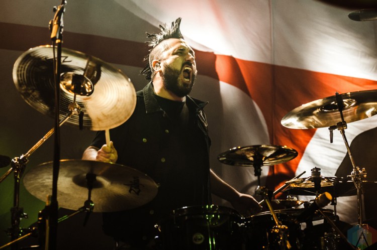 VANCOUVER, BC - NOVEMBER 2: Of Mice And Men performs at Commodore Ballroom in Vancouver on November 2, 2017. (Photo: Tim Nguyen/Aesthetic Magazine)