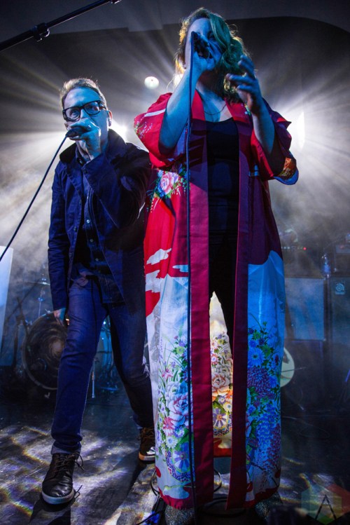 TORONTO, ON - NOVEMBER 22: Stars performs at The Great Hall in Toronto on November 22, 2017. (Photo: Melissa Sorokolit/Aesthetic Magazine)