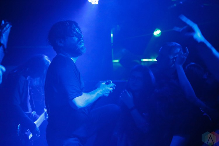 PORTLAND, OR - NOVEMBER 11: Suicide Silence performs at Analog Theater in Portland on November 11, 2017. (Photo: Krystyn Bristol/Aesthetic Magazine)