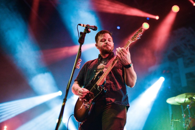 TORONTO, ON - NOVEMBER 29: Thrice performs at Rebel in Toronto on November 29, 2017. (Photo: Joanna Glezakos/Aesthetic Magazine)