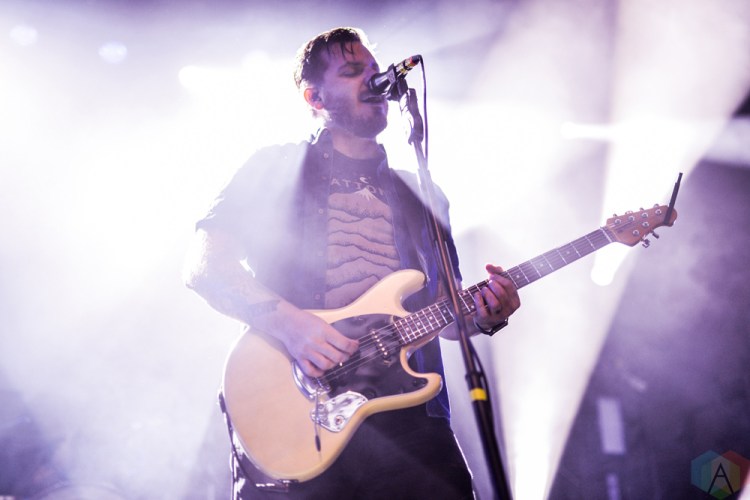 TORONTO, ON - NOVEMBER 29: Thrice performs at Rebel in Toronto on November 29, 2017. (Photo: Joanna Glezakos/Aesthetic Magazine)