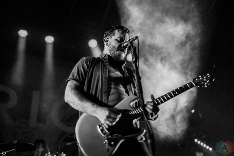TORONTO, ON - NOVEMBER 29: Thrice performs at Rebel in Toronto on November 29, 2017. (Photo: Joanna Glezakos/Aesthetic Magazine)