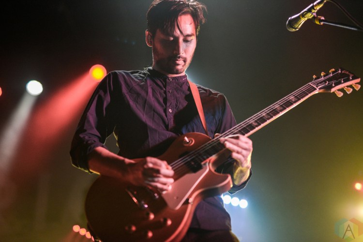 TORONTO, ON - NOVEMBER 29: Thrice performs at Rebel in Toronto on November 29, 2017. (Photo: Joanna Glezakos/Aesthetic Magazine)