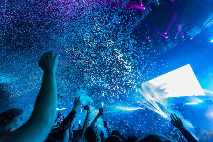 VANCOUVER, BC - Adventure Club performs at BC Place in Vancouver during the Contact Winter Music Festival on December 26, 2017. (Photo: Ryan Deasley/Aesthetic Magazine)