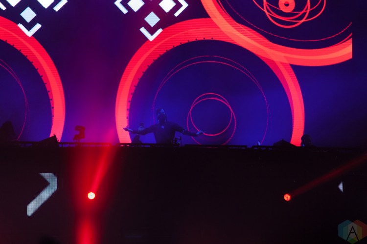 VANCOUVER, BC - Alan Walker performs at BC Place in Vancouver during the Contact Winter Music Festival on December 26, 2017. (Photo: Ryan Deasley/Aesthetic Magazine)