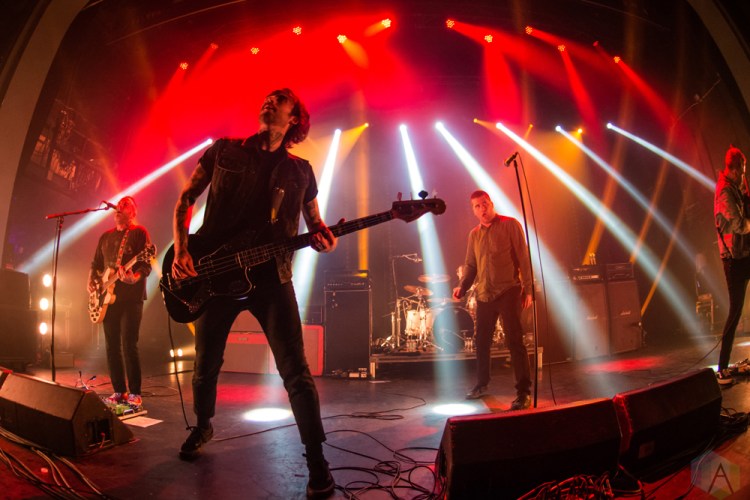 TORONTO, ON - DECEMBER 11: Alexisonfire performs at Danforth Music Hall in Toronto on December 11, 2017. (Photo: Tyler Roberts/Aesthetic Magazine)