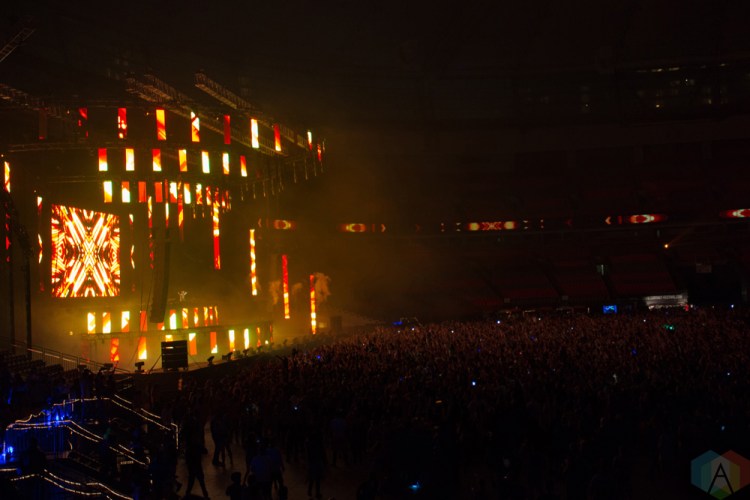 VANCOUVER, BC – Armin Van Buuren performs at BC Place in Vancouver during Contact Winter Music Festival on December 27, 2017. (Photo: Ryan Deasley/Aesthetic Magazine)