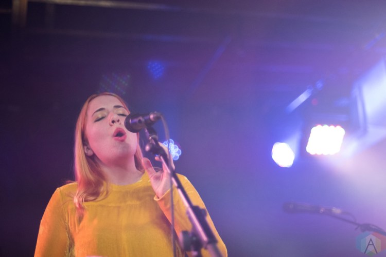 TORONTO, ON - DECEMBER 14: Austra performs at Velvet Underground in Toronto on December 14, 2017. (Photo: Jaime Espinoza/Aesthetic Magazine)