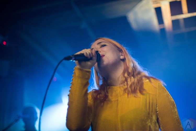 TORONTO, ON - DECEMBER 14: Austra performs at Velvet Underground in Toronto on December 14, 2017. (Photo: Jaime Espinoza/Aesthetic Magazine)