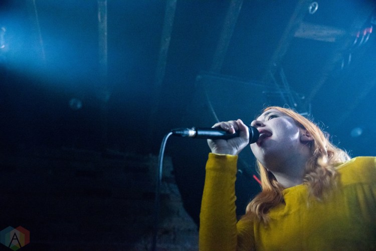 TORONTO, ON - DECEMBER 14: Austra performs at Velvet Underground in Toronto on December 14, 2017. (Photo: Jaime Espinoza/Aesthetic Magazine)