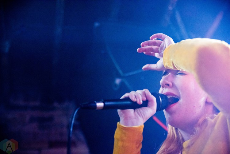 TORONTO, ON - DECEMBER 14: Austra performs at Velvet Underground in Toronto on December 14, 2017. (Photo: Jaime Espinoza/Aesthetic Magazine)