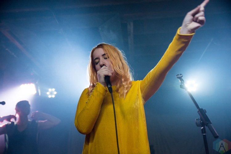 TORONTO, ON - DECEMBER 14: Austra performs at Velvet Underground in Toronto on December 14, 2017. (Photo: Jaime Espinoza/Aesthetic Magazine)