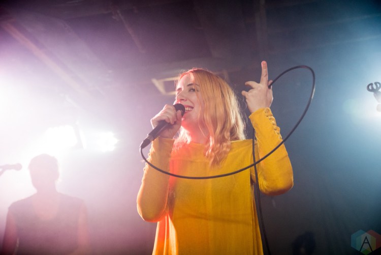 TORONTO, ON - DECEMBER 14: Austra performs at Velvet Underground in Toronto on December 14, 2017. (Photo: Jaime Espinoza/Aesthetic Magazine)