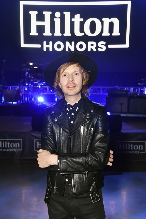 NEW YORK, NY - DECEMBER 09: Beck performs for fans and Hilton Honors members as part of Music Happens Here at Spring Studios in New York City on December 9, 2017. (Photo: Theo Wargo/Getty)